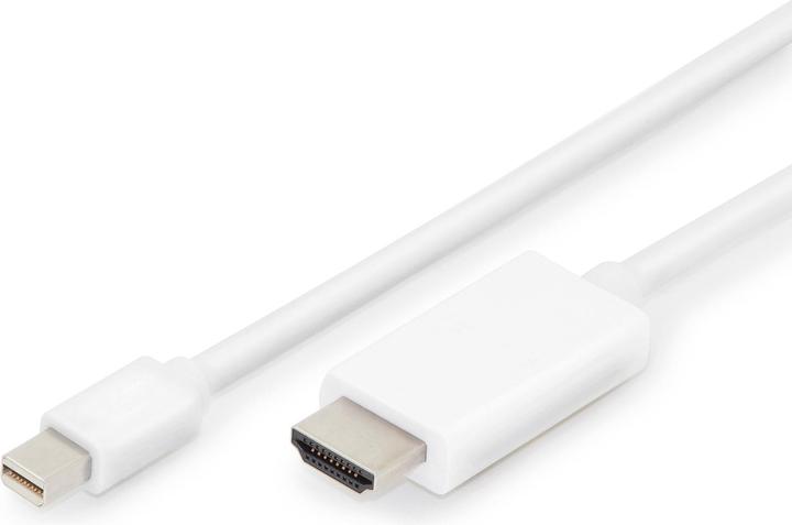 Produktbild Digitus ASSMANN DisplayPort Adapterkabel Mini DP - HDMI Typ A St (2 m, DisplayPort, HDMI)