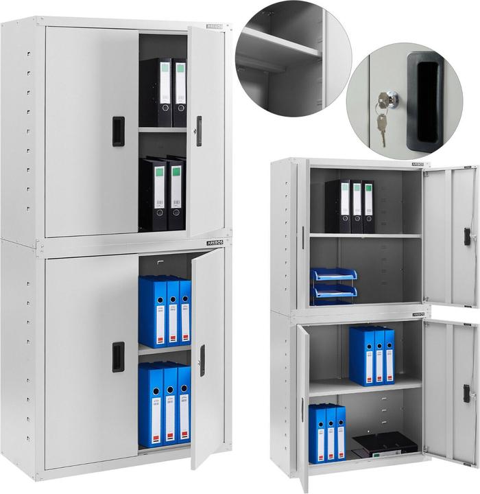 Image du produit Arebos Armoire de classement (180 x 90 x 40 cm)
