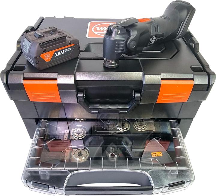 Produktbild Fein Multimaster AMM 500 Plus AS Akku Multifunktionswerkzeug 18 V Starlock Plus Black Edition + 1x