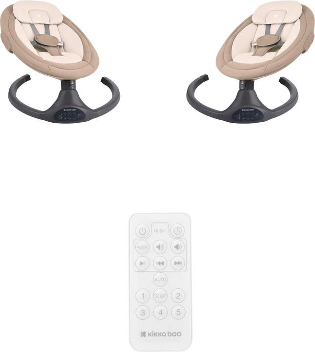 Actual product image Kikkaboo Babywippe Codie elektrisch