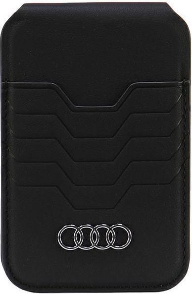 Image du produit Audi Portefeuille en cuir Card Slot Stand czarny/black MagSafe AU-MSCH-GT/D3-BK