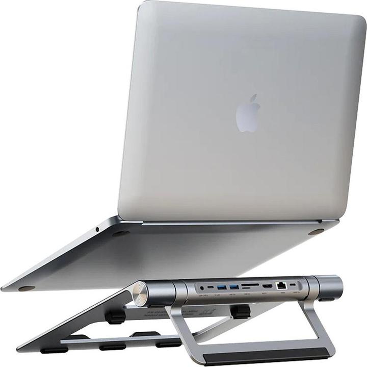 Actual product image EFB Elektronik EFB Techly Foldable Laptop/Tablet 9 in 1 (USB-C)
