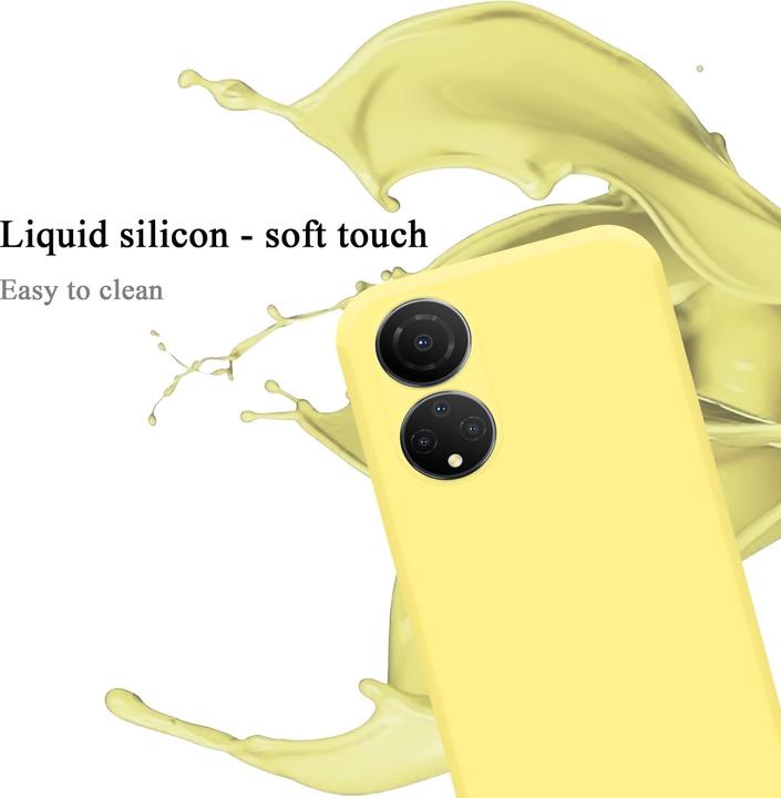 Actual product image Cadorabo TPU Liquid Silicone Case Cover for Honor X7 (Honor X7)