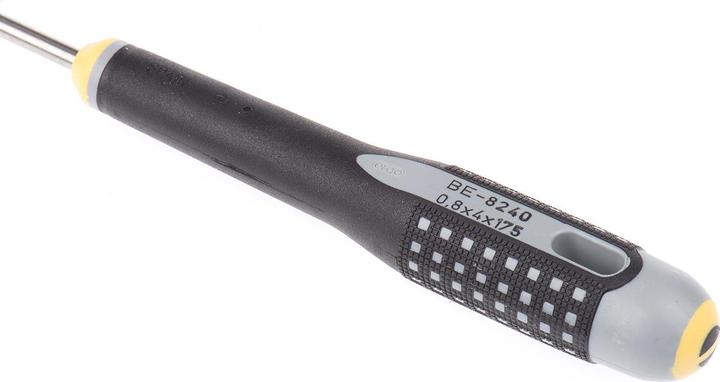 Actual product image Bahco ERGO screwdriver for slotted screws, straight, with 3-component handle 0.8 mm × 4 mm × 175 mm (Slotted screws)