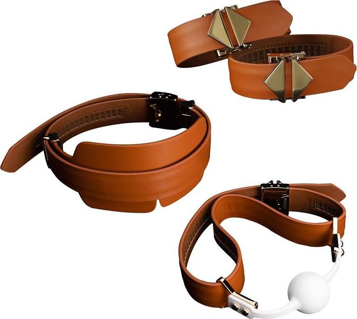 Produktbild Lockink Bondage & FesselSet braun
