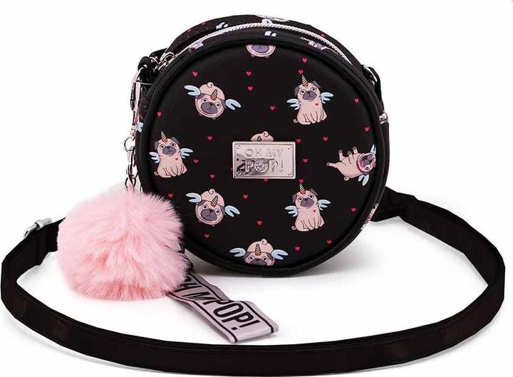 Immagine prodotto Oh My Pop! Borsa a tracolla rotonda piccola Pug