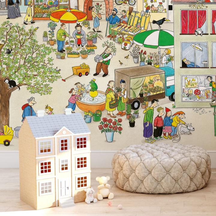 Produktbild Wimmel Markt im Frühling (480 x 350 cm)