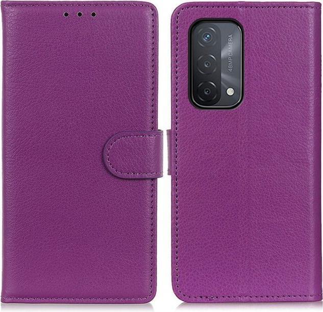 Produktbild MU Classic Litchi Leder Bookcover Series (Oppo A74 5G)