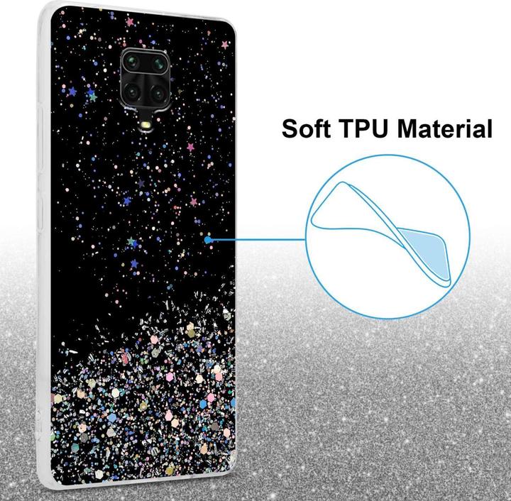 Produktbild Cadorabo TPU Hülle für Xiaomi RedMi NOTE 9 PRO / NOTE 9S mit Glitzer (Xiaomi Redmi Note 9 Pro, Xiaomi Redmi Note 9S)