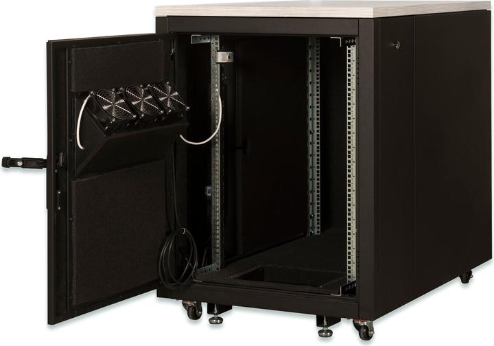 Image du produit Assmann DIGITUS SOUNDproof Armoire 1000x750x1130 mm surface bois érable (17 HE, Rack 19 pouces)