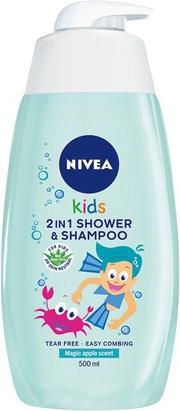 NIVEA BABY Żel d/mycia ciała/wł 500ml Chłopcy& (500 ml)