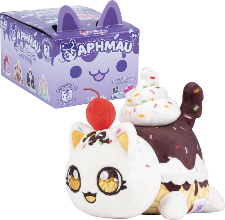 Productafbeelding Aphmau 15Cm Mystery Meemeow Plüsch - Ice Cream (15.24 cm)