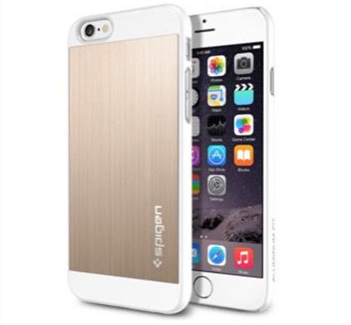 Image du produit Spigen Étui en aluminium pour iPhone 6/6S (4.7") Champagne Gold (Apple iPhone 6)