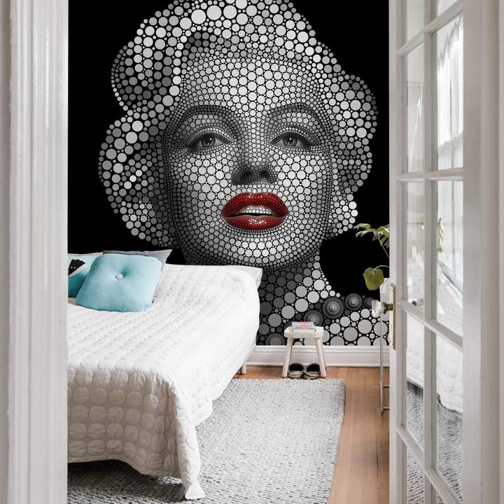 Actual product image Trenddeko Ben Heine - Circlism: Marilyn Monroe (288 x 300 cm)