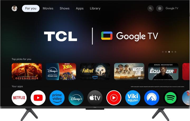 Actual product image TCL 50C6KS (50", Mini-LED, 4K, 2025)