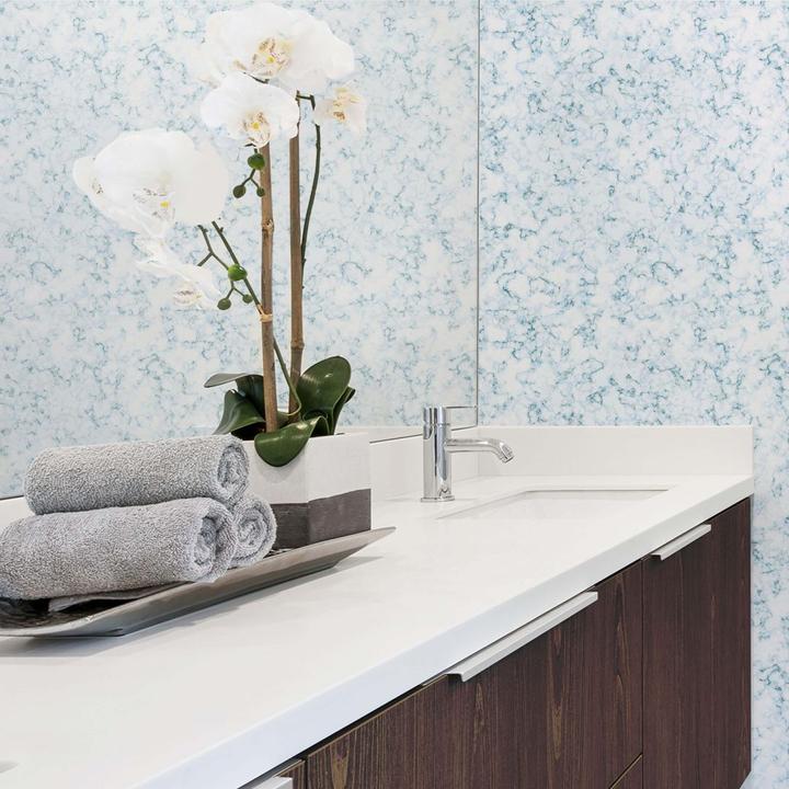 Produktbild Trenddeko Marmor - blau (1008 x 48 cm)