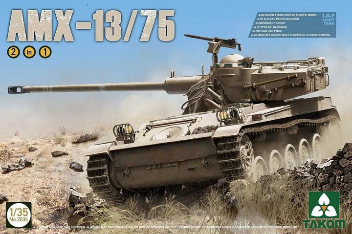 Image du produit Takom Réservoir léger IDF AMX-13/75 2in1