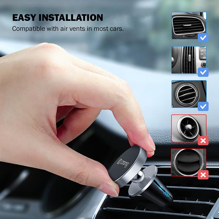 Immagine prodotto Crong Supporto magnetico Smart CRG-CH1-BLK per auto