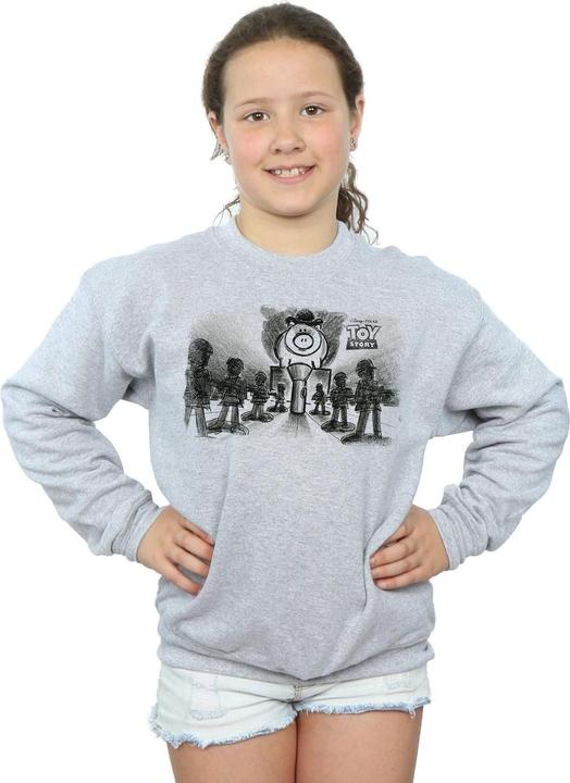 Produktbild Disney Toy Story Evil Dr Pork Chop Sweatshirt Mädchen (140, 146)