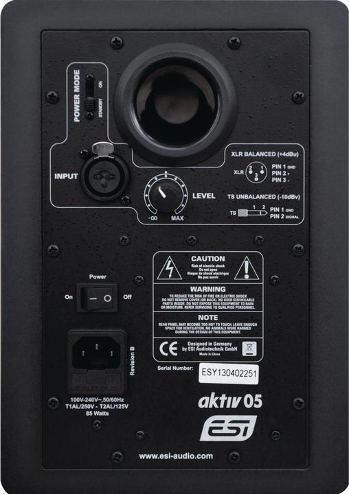 Immagine prodotto ESI Audiotechnik attivo 05 (Attivo, 1 pz., 1x 60 W)