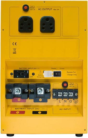 Actual product image Cyberpower EPS CPS1500PIE EN (2) Schuko + (1) Terminal Block (1500 VA, 1050 W, Online double converter UPS)