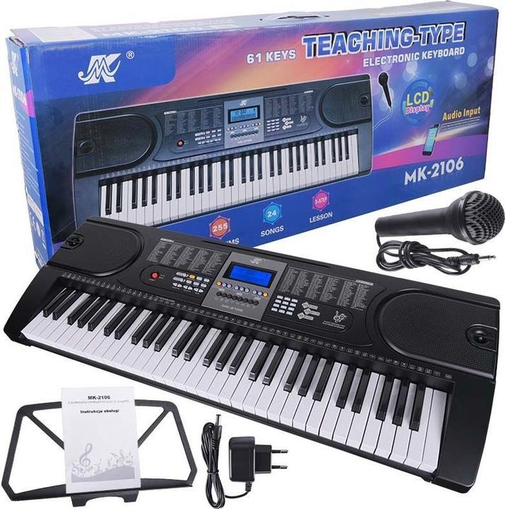 Actual product image No Name MK 2106 KEYBOARD Children's organ keys for teaching