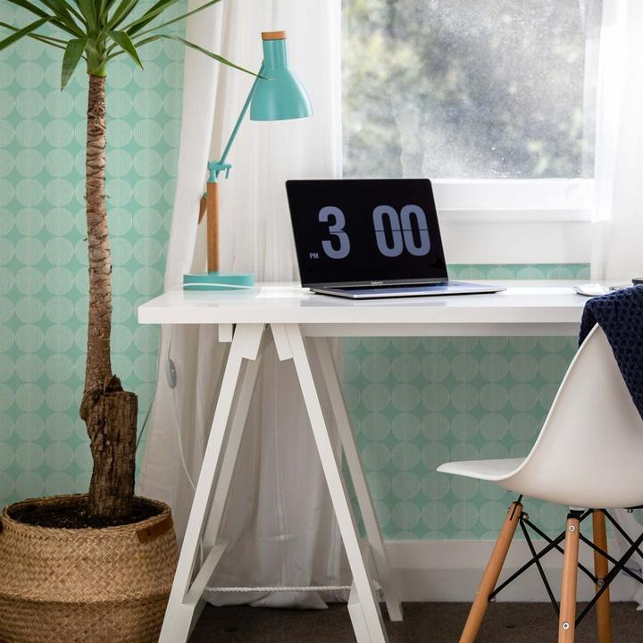 Produktbild Trenddeko abstrakte Kreise 02 - mint (528 x 48 cm)
