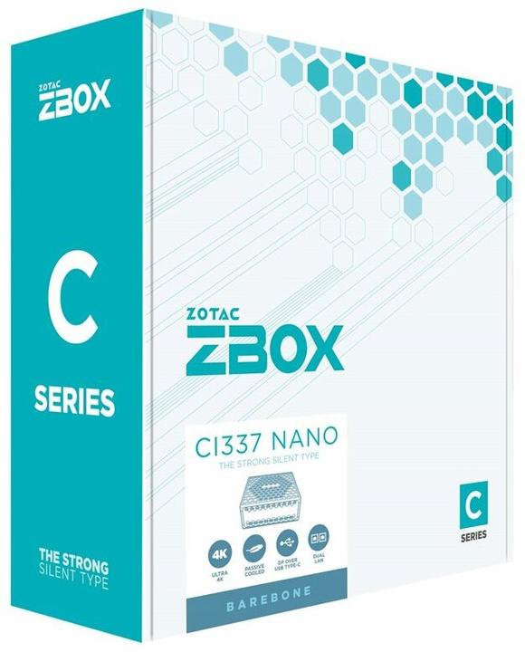 Actual product image Zotac ZBOX-CI337NANO N100 Intel DDR5 HDMI DP (Intel N100)