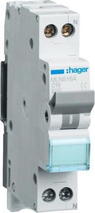 Immagine prodotto Hager Interruttore 1P+N 6kA C-16A 1M