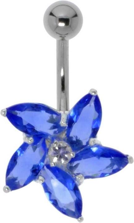 Produktbild Bijouteria Bauchpiercing (Edelstahl, Silber 925, Zirkonia)