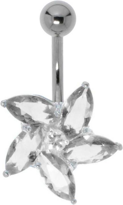 Produktbild Bijouteria Bauchpiercing (Edelstahl, Silber 925, Zirkonia)