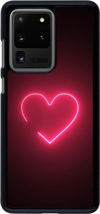 Produktbild PhoneLook Hülle Valentine 2023 single neon heart (Samsung Galaxy S20 Ultra)