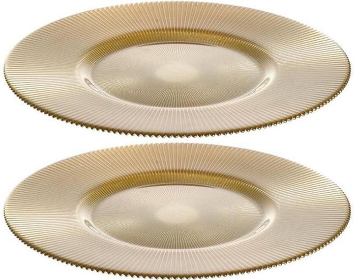 Immagine prodotto Leonardo Piatto Aurora Set di 2 36cm Oro 36cm (2 x, 3.60 cm)