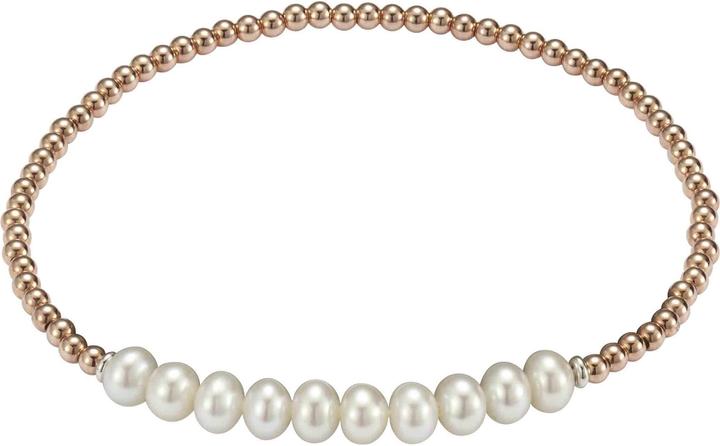 Adriana la mia Perla Armband (19 cm, Silber)