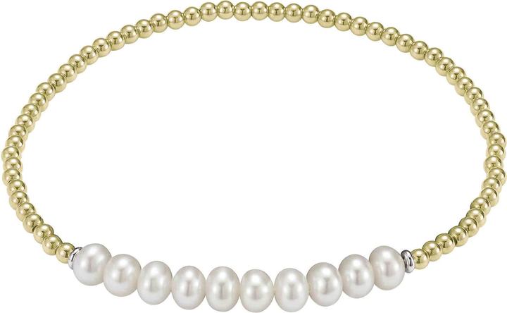 Adriana la mia Perla Armband (19 cm, Silber)