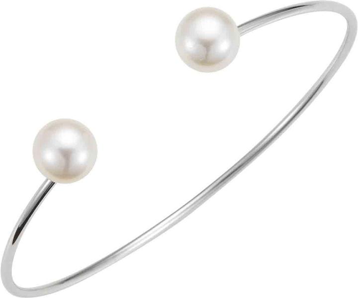 Adriana la mia Perla Armreif (Silber)