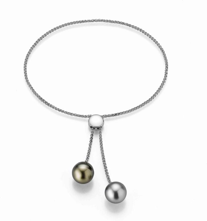 Adriana la mia Perla Armband (24 cm, Silber)