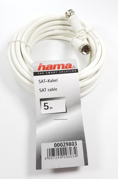 Actual product image Hama SAT connection cable (75 dB, Satellite cable)