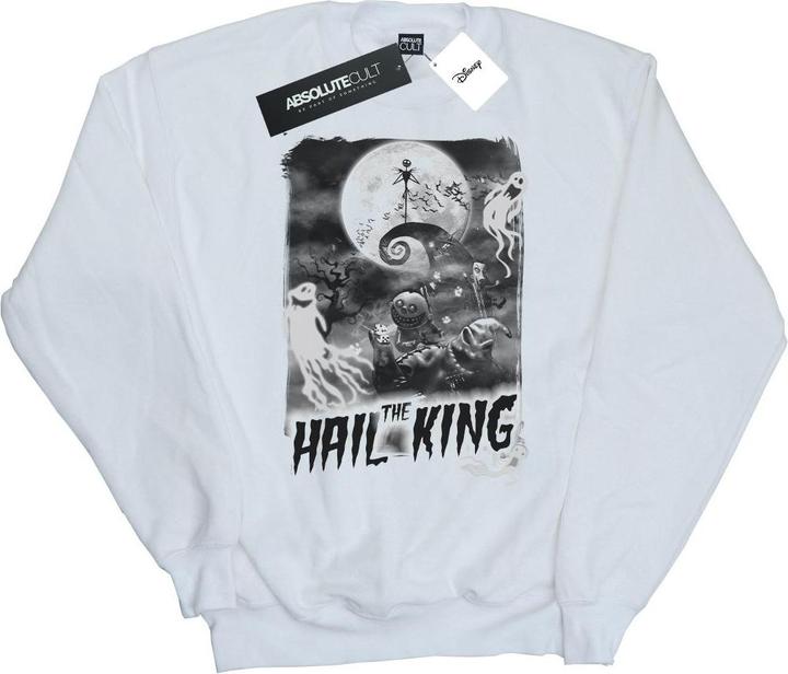 Actual product image Disney Womens/Ladies Nightmare Before Christmas Hail The King Sweatshirt (M)