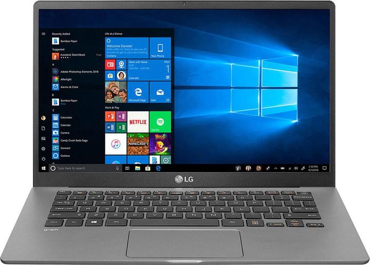 Produktbild LG gram 14 – 14Z90N-V.AR52G (14", Intel Core i5-1035G7, 8 GB, 256 GB, DE)