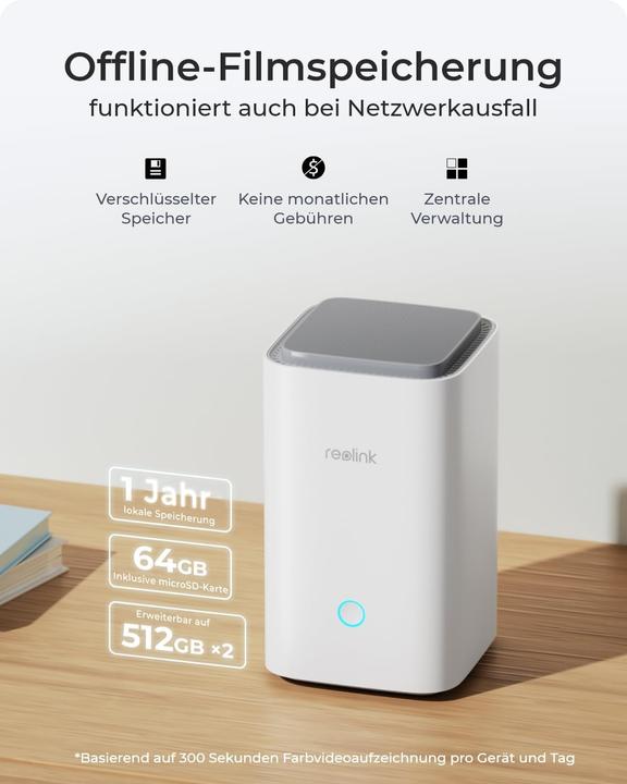 Immagine prodotto Reolink Home Hub with Argus B310 Security System (2304 x 1296 Pixels)
