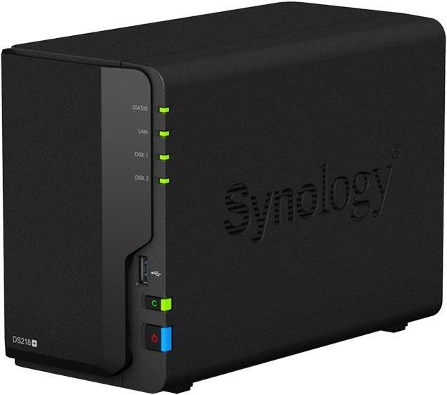 Actual product image Synology Ds218 (2 x 3 TB, WD Red Plus)