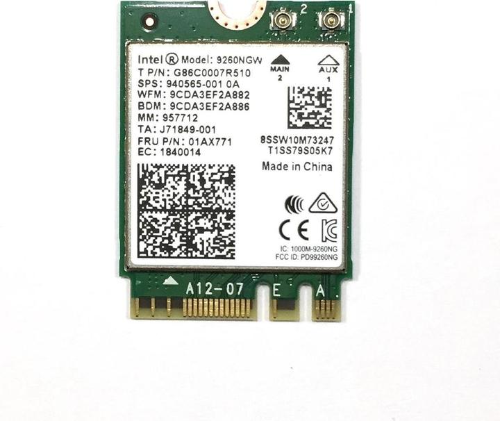 Produktbild Intel AC 9260 (M.2 A Key)