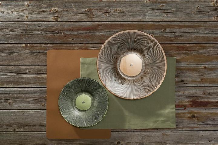 Actual product image Leonardo Plate Foresta Mushroom 26cm green (4 x, 26 cm)