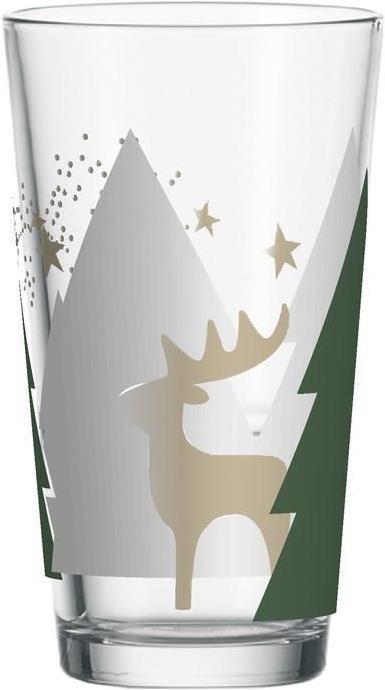 Actual product image Leonardo Drinking glass Natale set of 6 moose (0.33 l, 6 x)