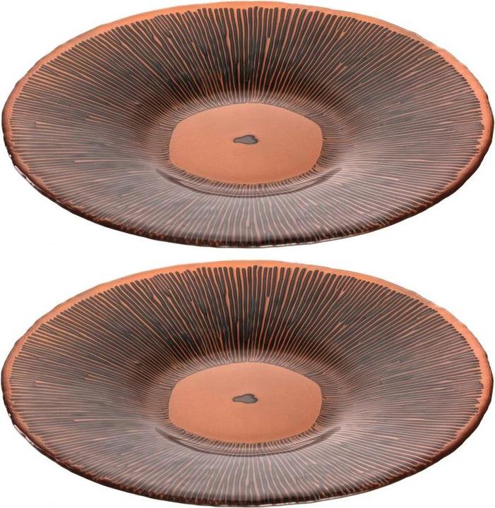 Produktbild Leonardo Teller Foresta Mushroom 36cm braun (2 x, 36 cm)