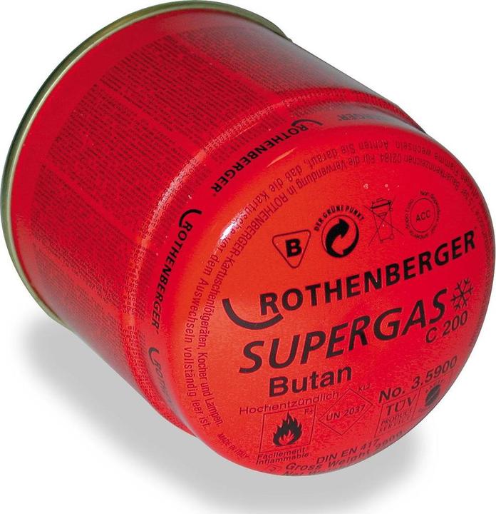 Actual product image Rothenberger C200 super gas cartridge