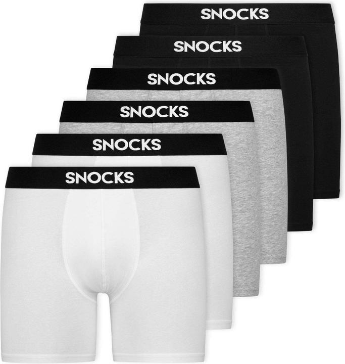 Immagine prodotto Snocks Boxer lunghi (M, confezione da 6)
