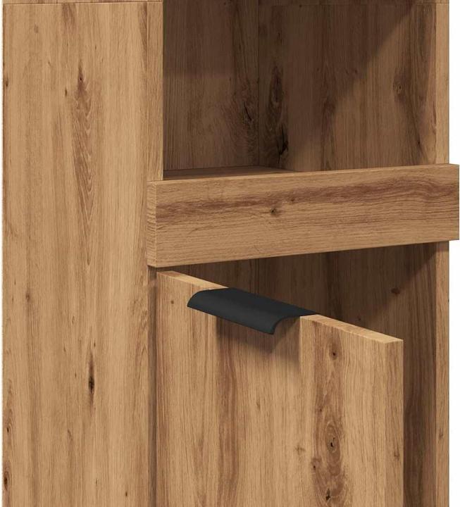 Actual product image VidaXL Bathroom cabinet Artisan oak 32x34x188.5 cm wood-based material