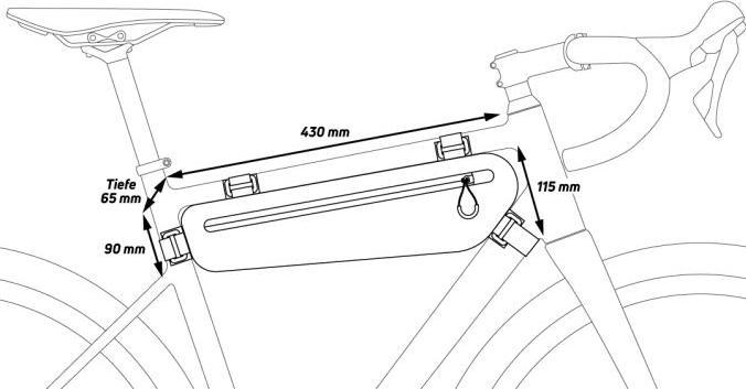 Actual product image Zefal Z Adventure C3 (3.30 l, Frame bag)